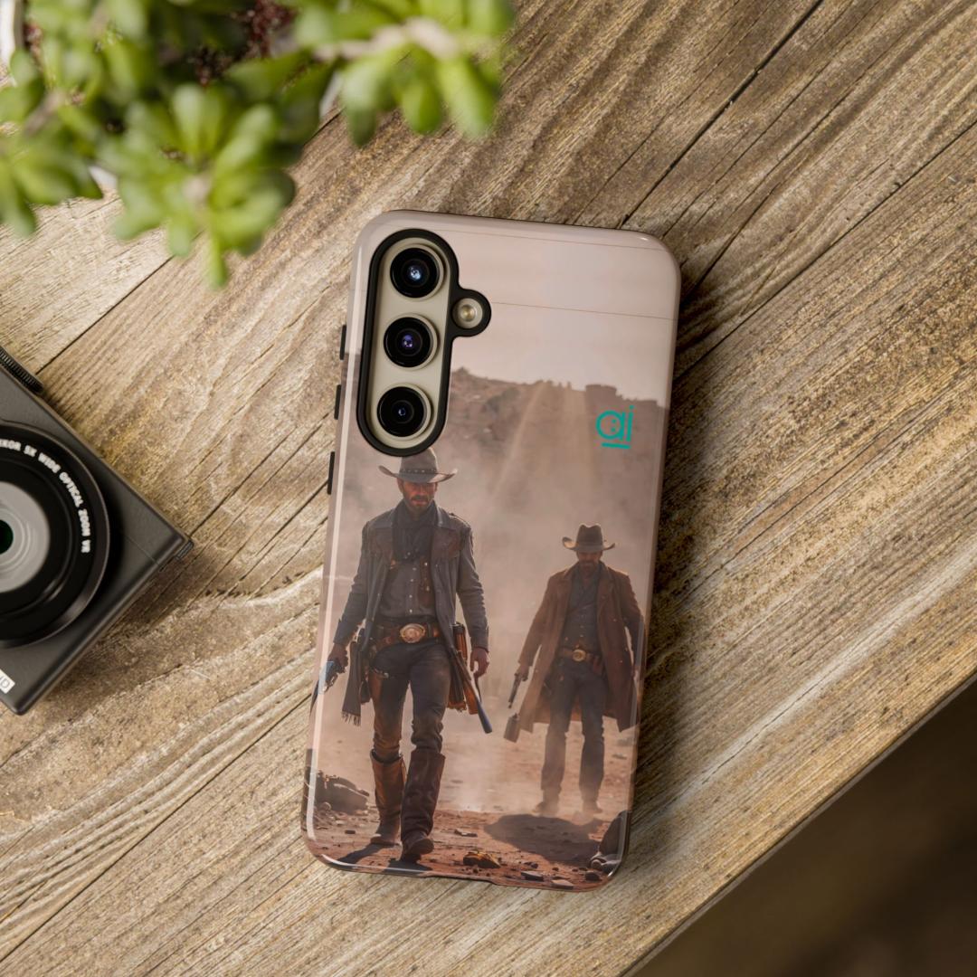 AI Brand - Stylish Tough Phone Case - Glossy & Matte - Atomic Impact - wild west