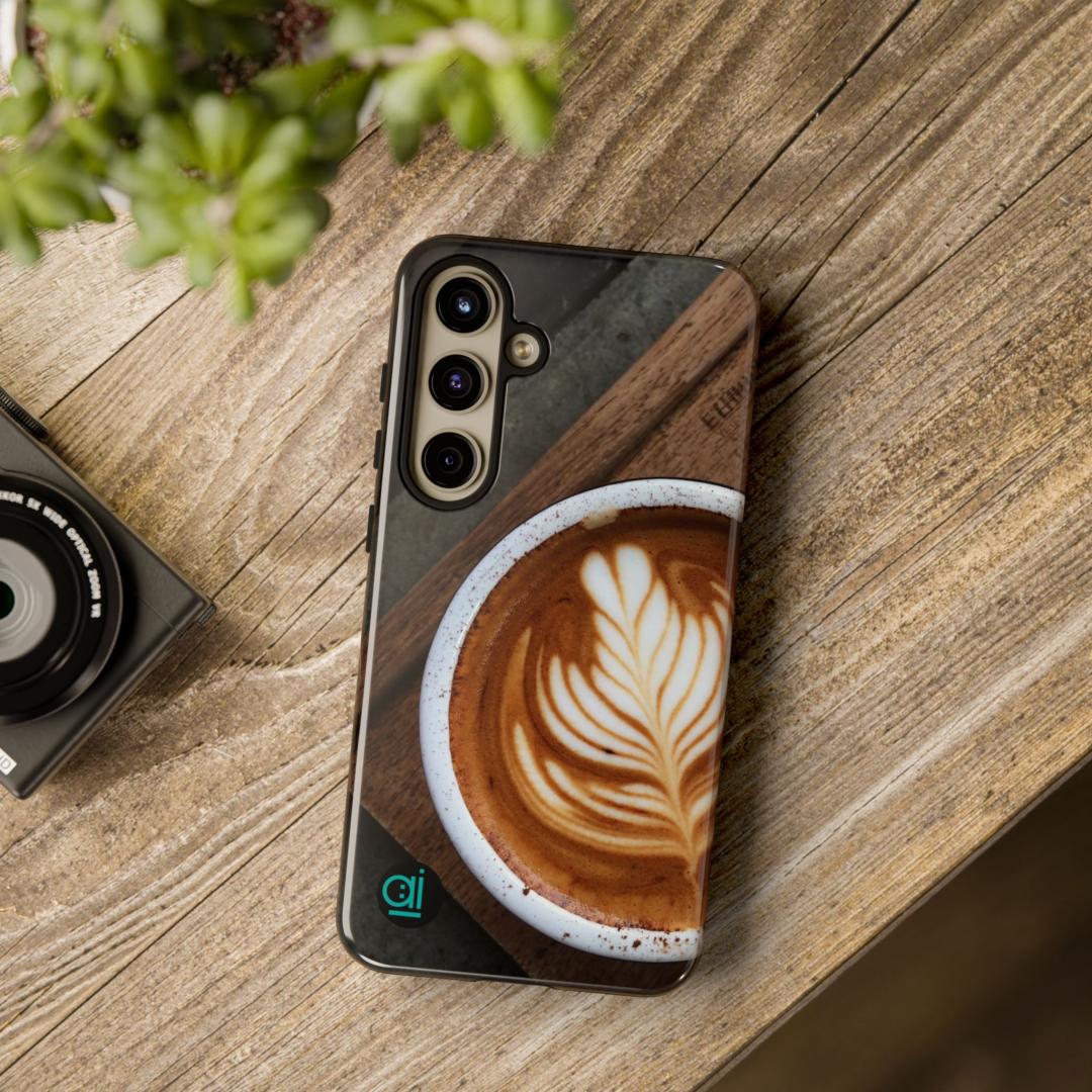AI Brand - Stylish Tough Phone Case - Glossy & Matte - coffee today