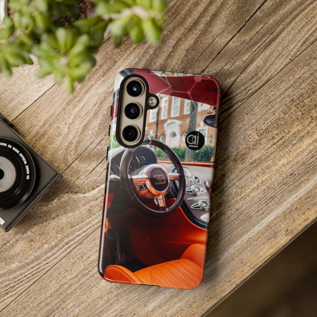 AI Brand - Stylish Tough Phone Case - Glossy & Matte - Bugatti inside