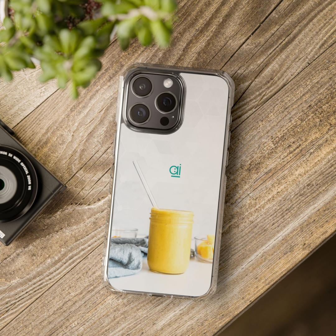 AI Brand Magnetic Clear Impact Cases For iPhone models - smoothie