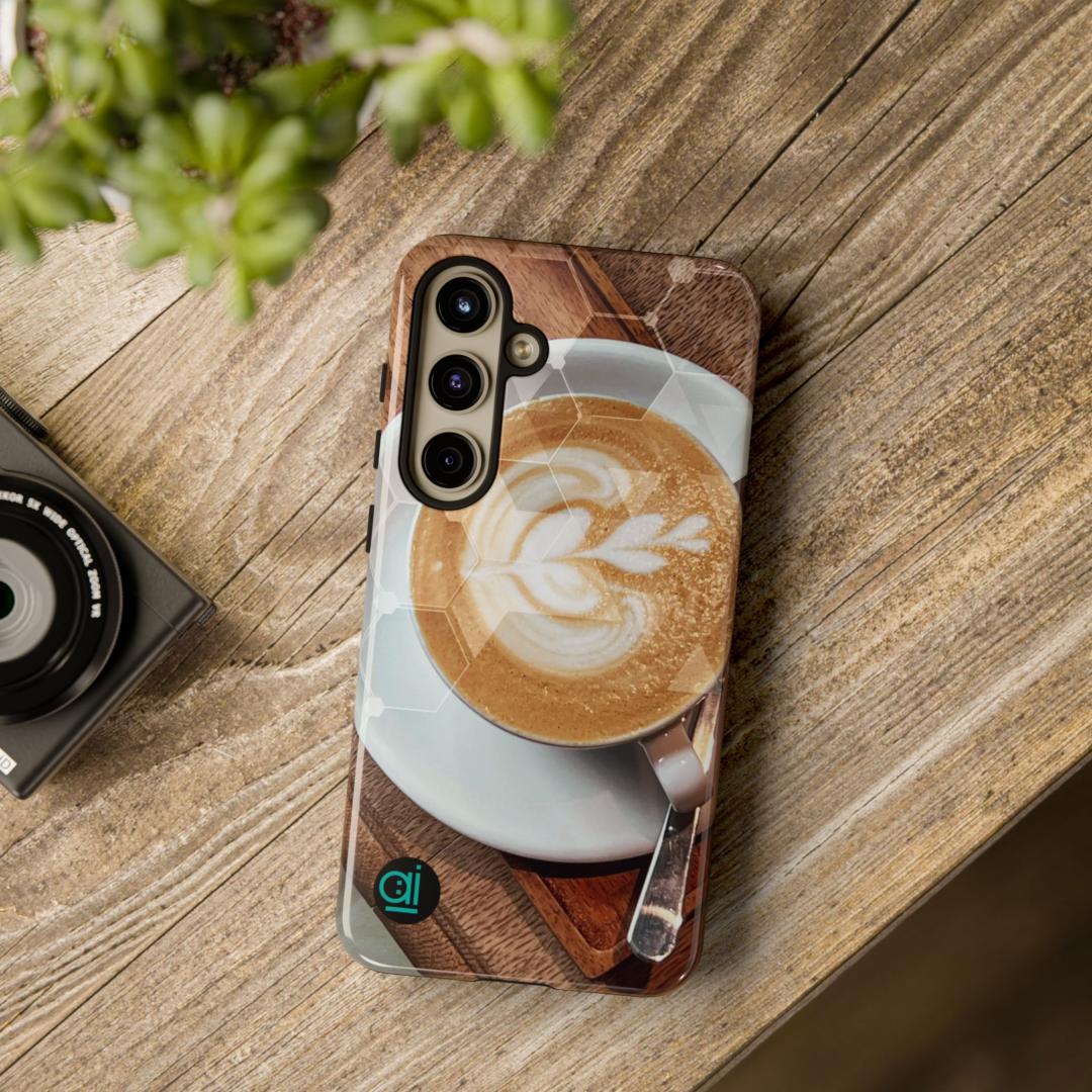 AI Brand - Stylish Tough Phone Case - Glossy & Matte - Atomic Impact - The evening cap