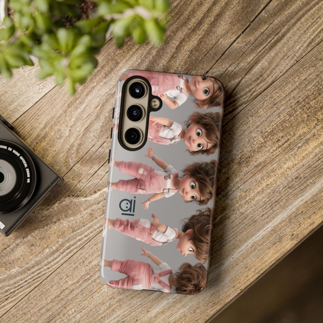 AI Brand - Stylish Tough Phone Case - Glossy & Matte - narni