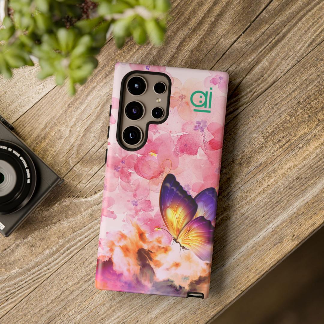 AI Brand - Stylish Tough Phone Case - Glossy & Matte - floral