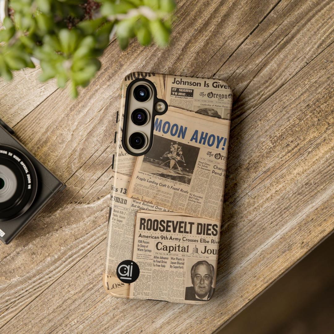 AI Brand - Stylish Tough Phone Case - Glossy & Matte - yesterday