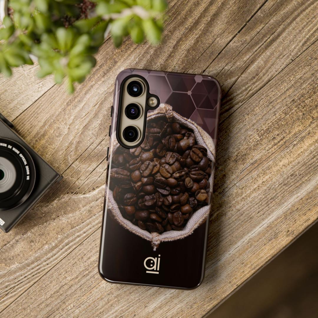 AI Brand - Stylish Tough Phone Case - Glossy & Matte - bean stalk