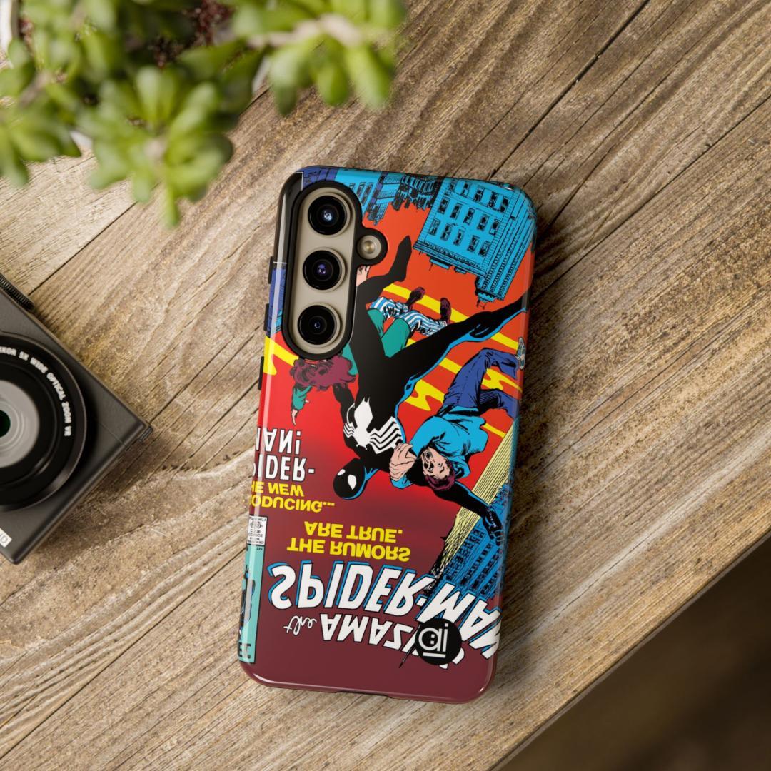 AI Brand - Stylish Tough Phone Case - Glossy & Matte - vintage spider guy