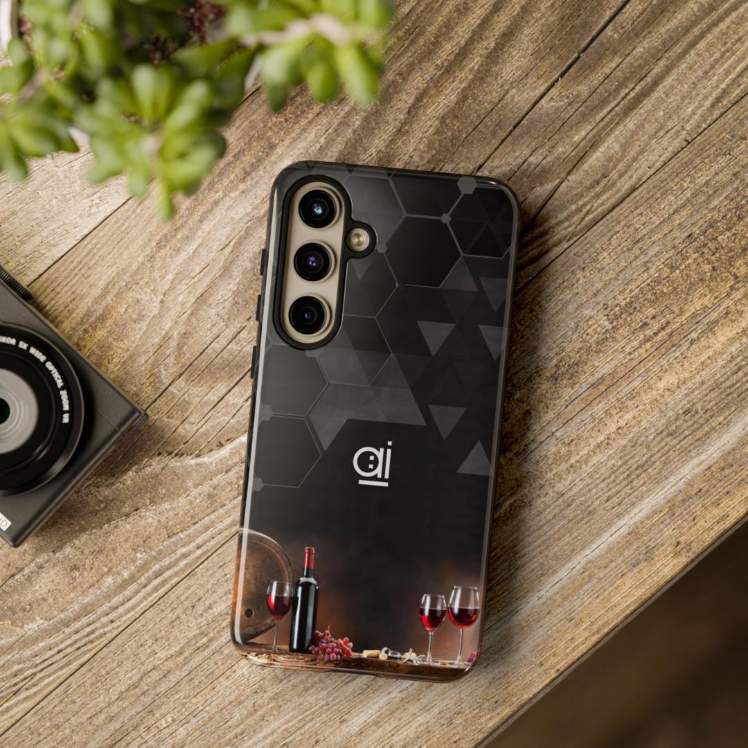 AI Brand - Stylish Tough Phone Case - Glossy & Matte - cellar