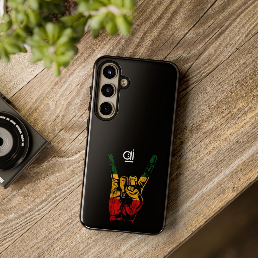 AI Brand - Stylish Tough Phone Case - Glossy & Matte - rock on