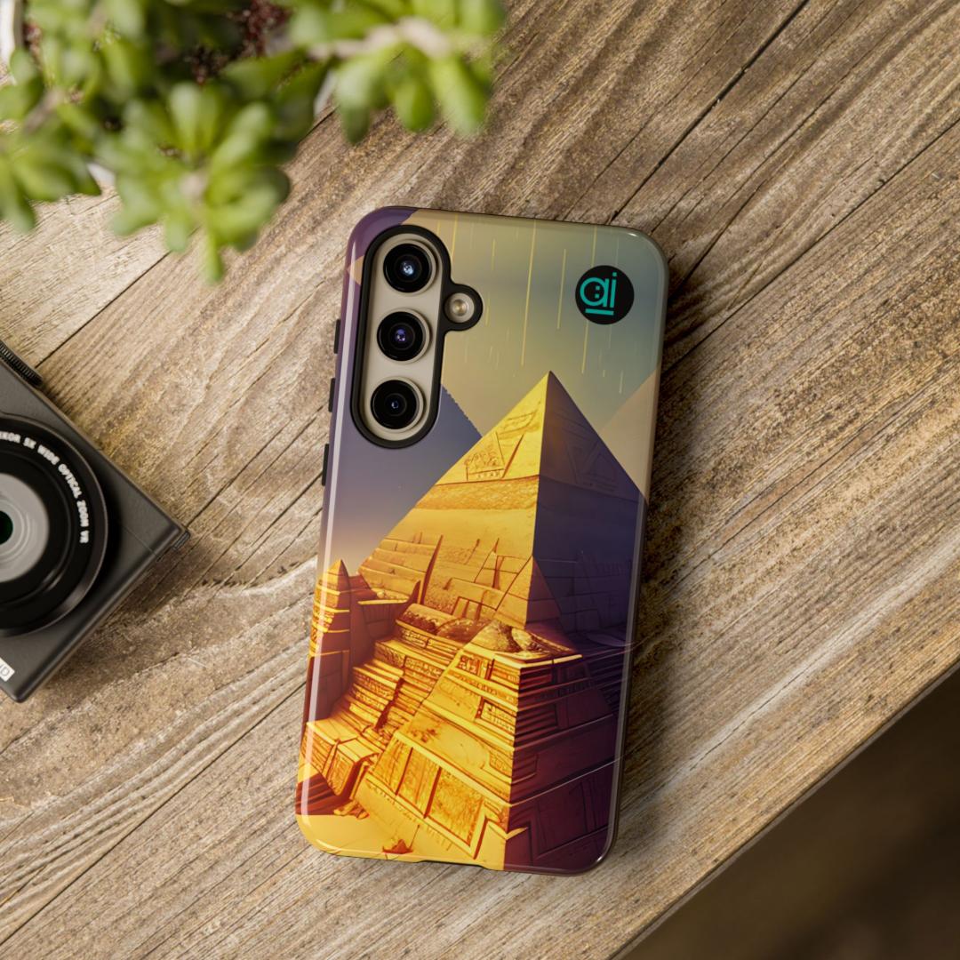 AI Brand - Stylish Tough Phone Case - Glossy & Matte - Atomic Impact - pharaoh