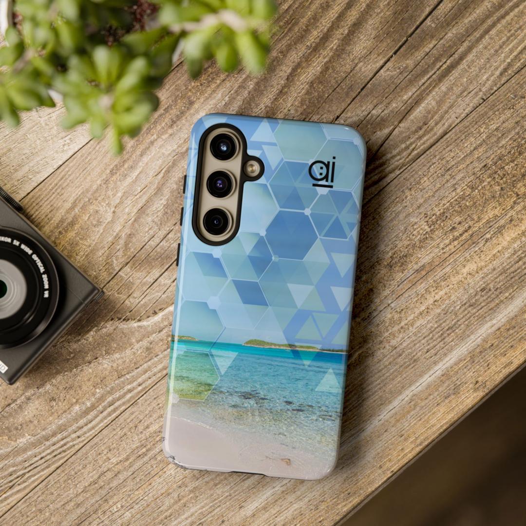 AI Brand - Stylish Tough Phone Case - Glossy & Matte - beach vibe