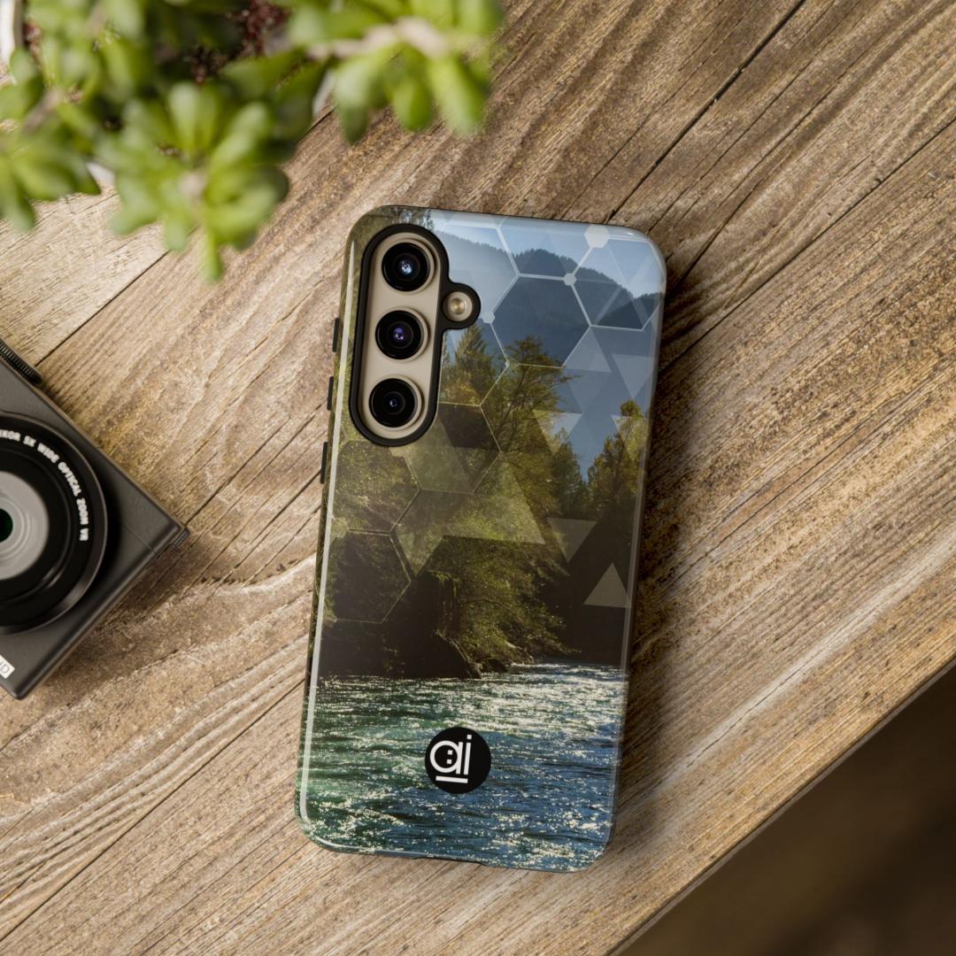 AI Brand - Stylish Tough Phone Case - Glossy & Matte - Skagit river