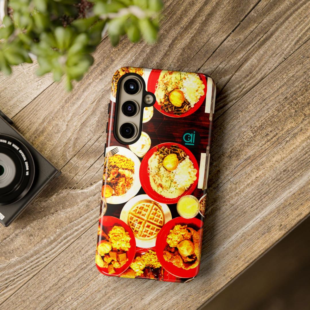 AI Brand - Stylish Tough Phone Case - Glossy & Matte - Soul Food Platter