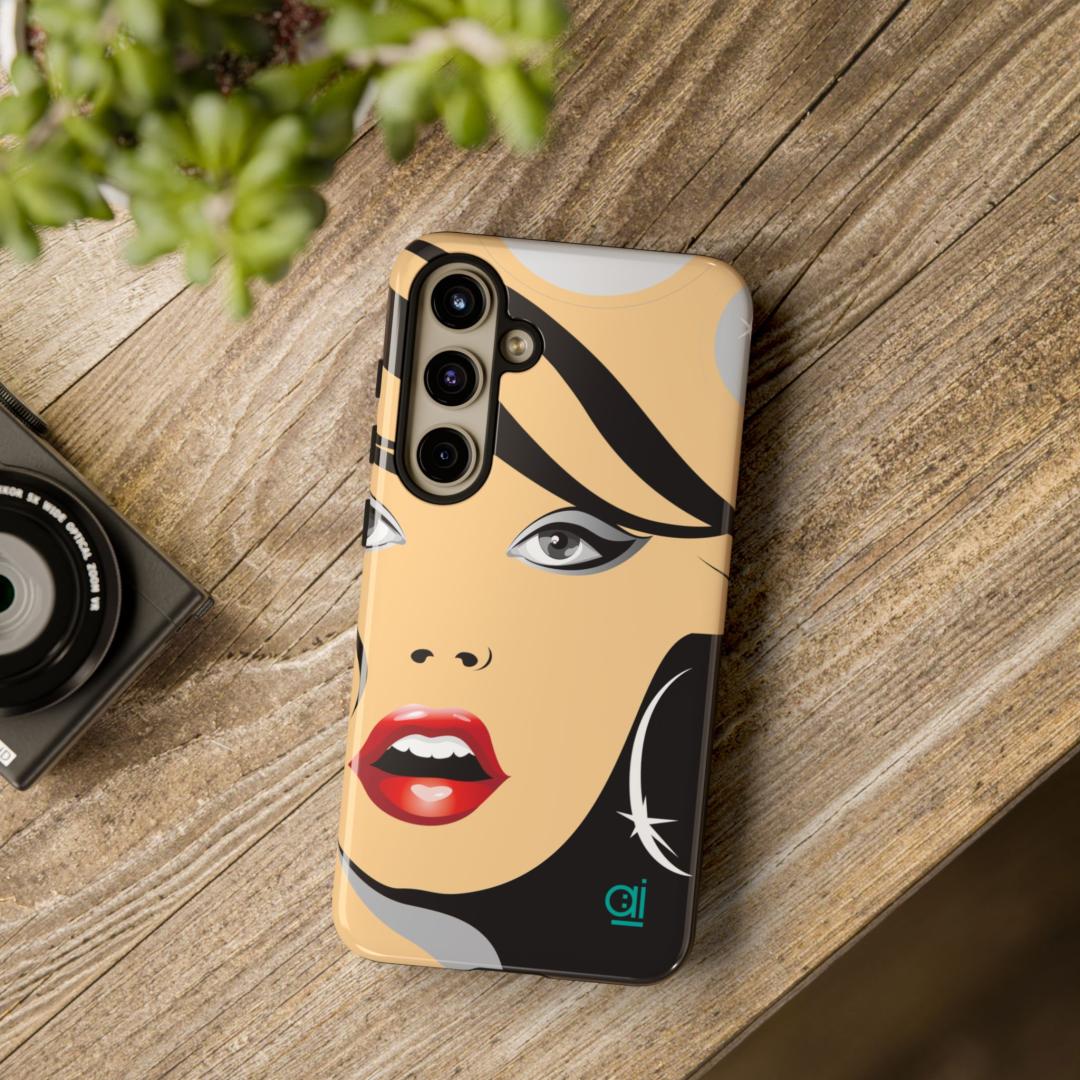 AI Brand - Stylish Tough Phone Case - Glossy & Matte - fine face