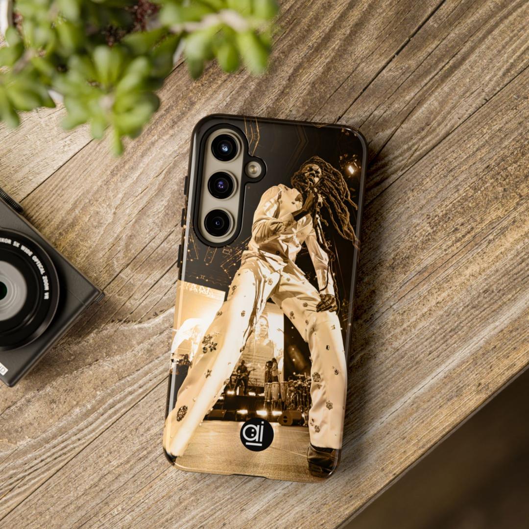 Ai Brand - Stylish Tough Phone Case - Glossy & Matte - Gargamel In Action