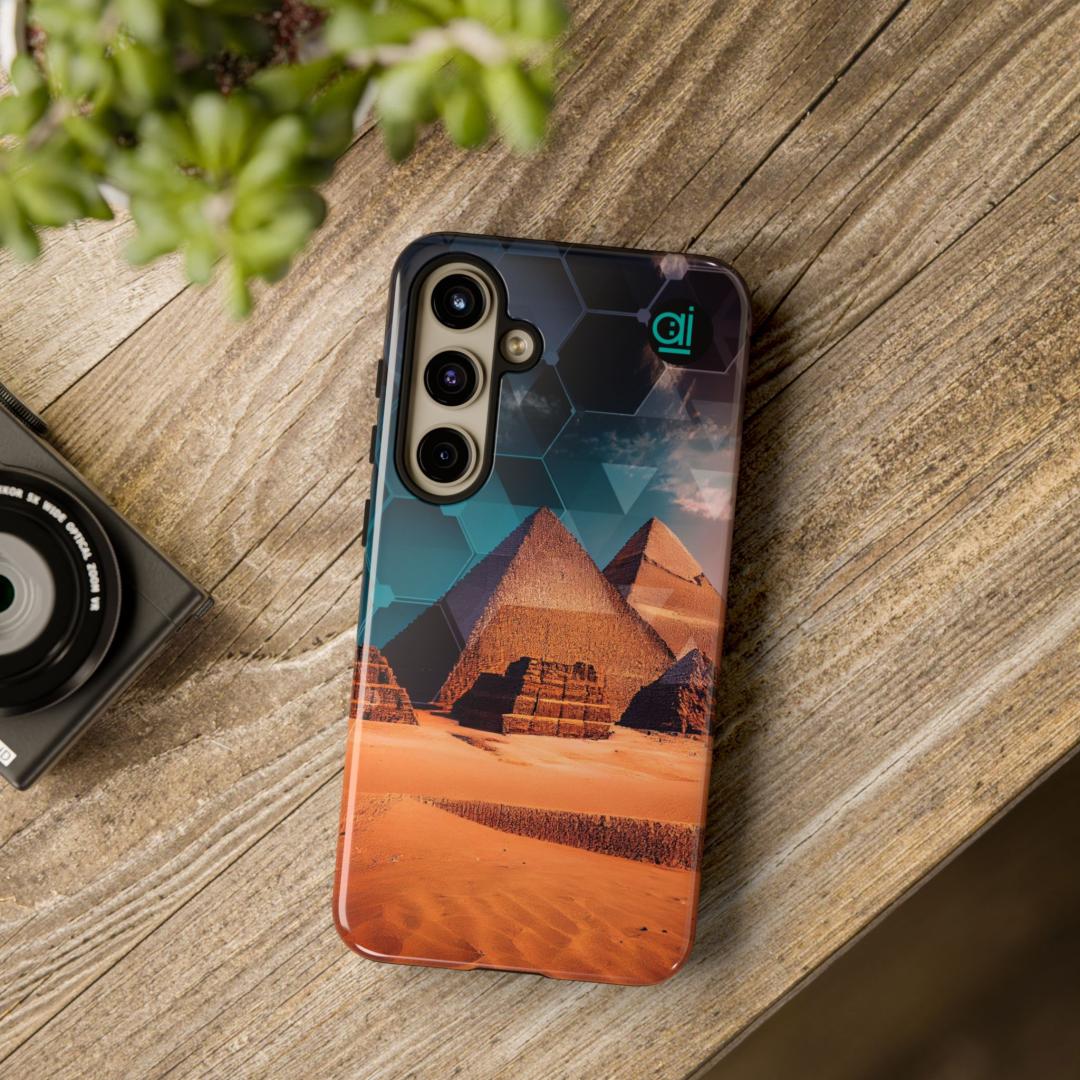 AI Brand - Stylish Tough Phone Case - Glossy & Matte - Atomic Impact - sandlot