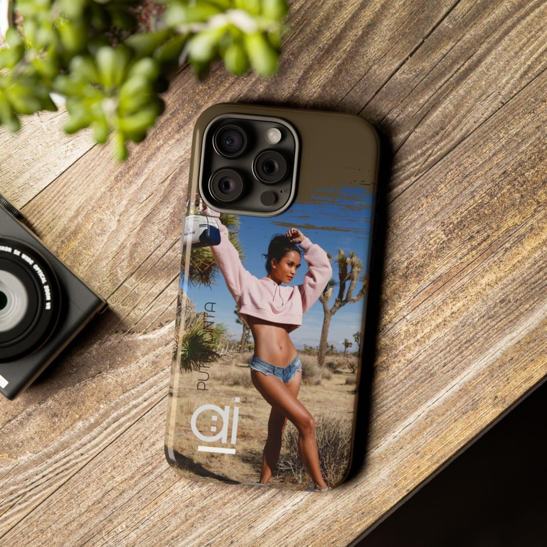 AI Brand - Stylish Tough Phone Case - Glossy & Matte - Putri Cinta In The Desert