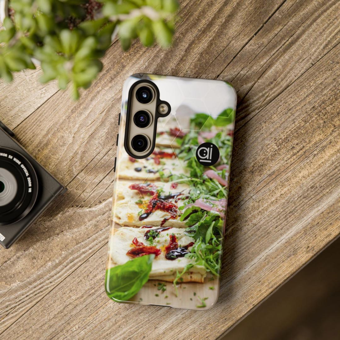 AI Brand - Stylish Tough Phone Case - Glossy & Matte - leaf meal