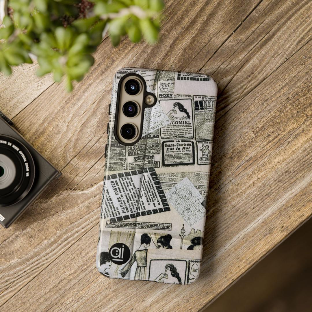 AI Brand - Stylish Tough Phone Case - Glossy & Matte - old ads