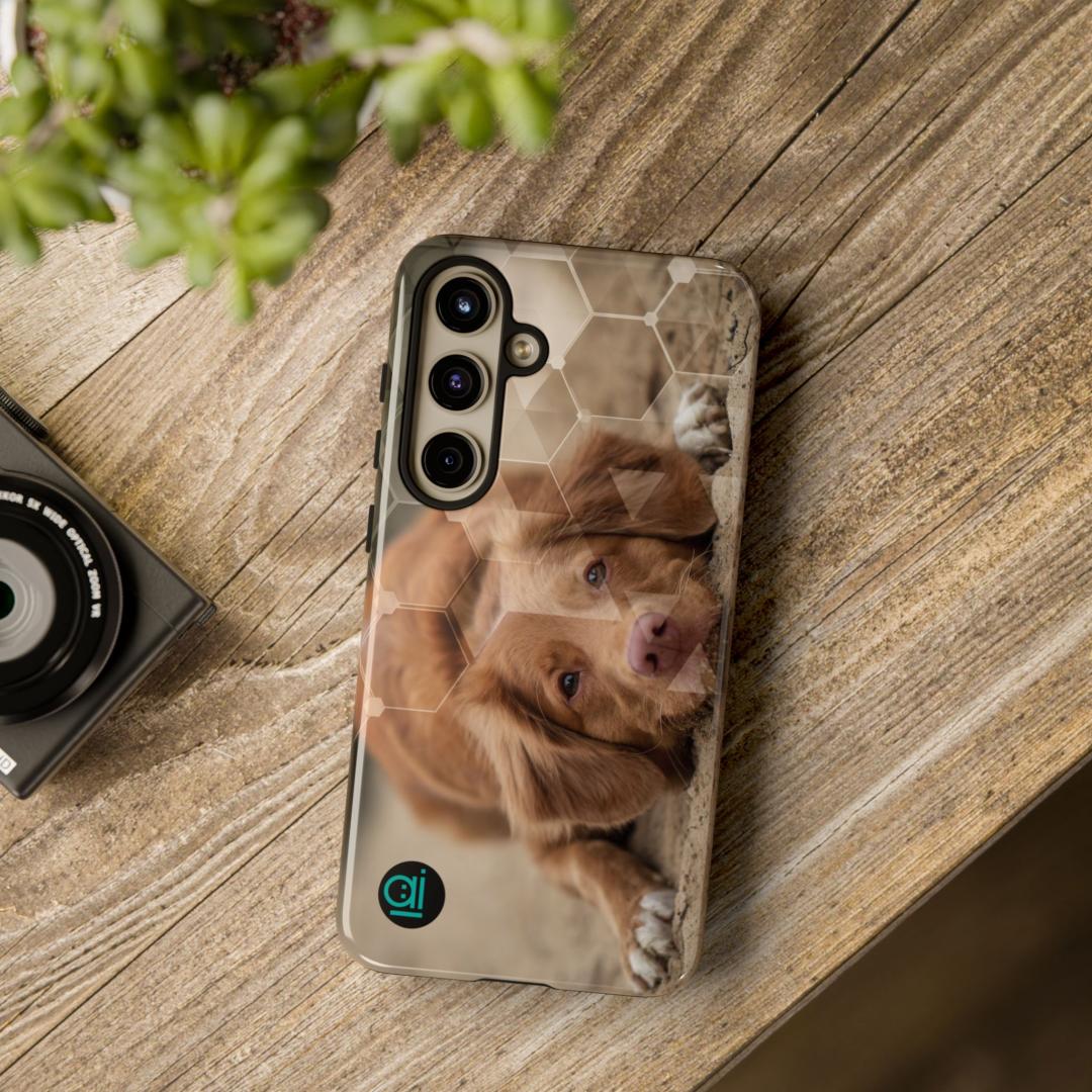AI Brand - Stylish Tough Phone Case - Glossy & Matte - Atomic Impact - relaxed to the max
