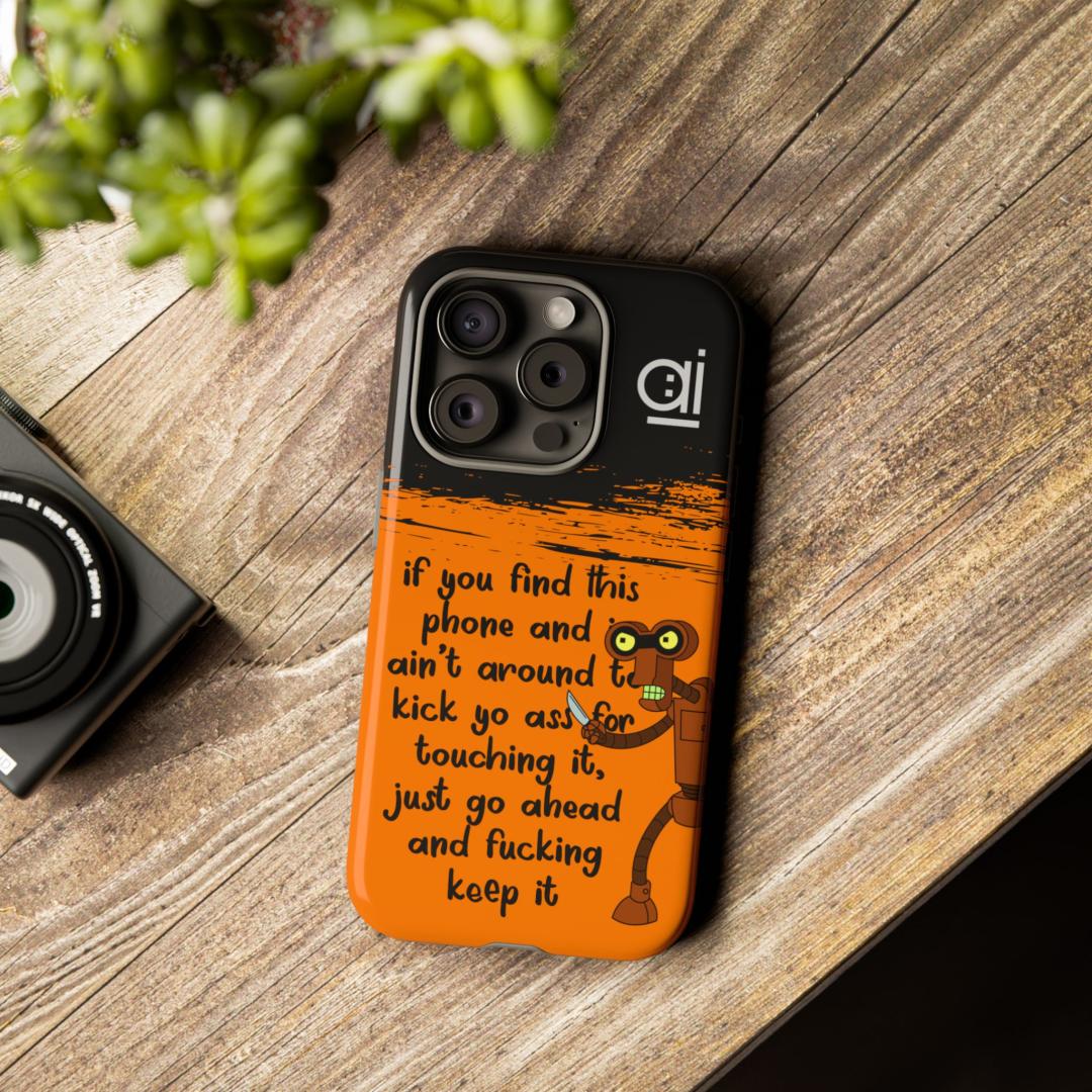 AI Brand - Stylish Tough Phone Case - Glossy & Matte - Keep It Funny