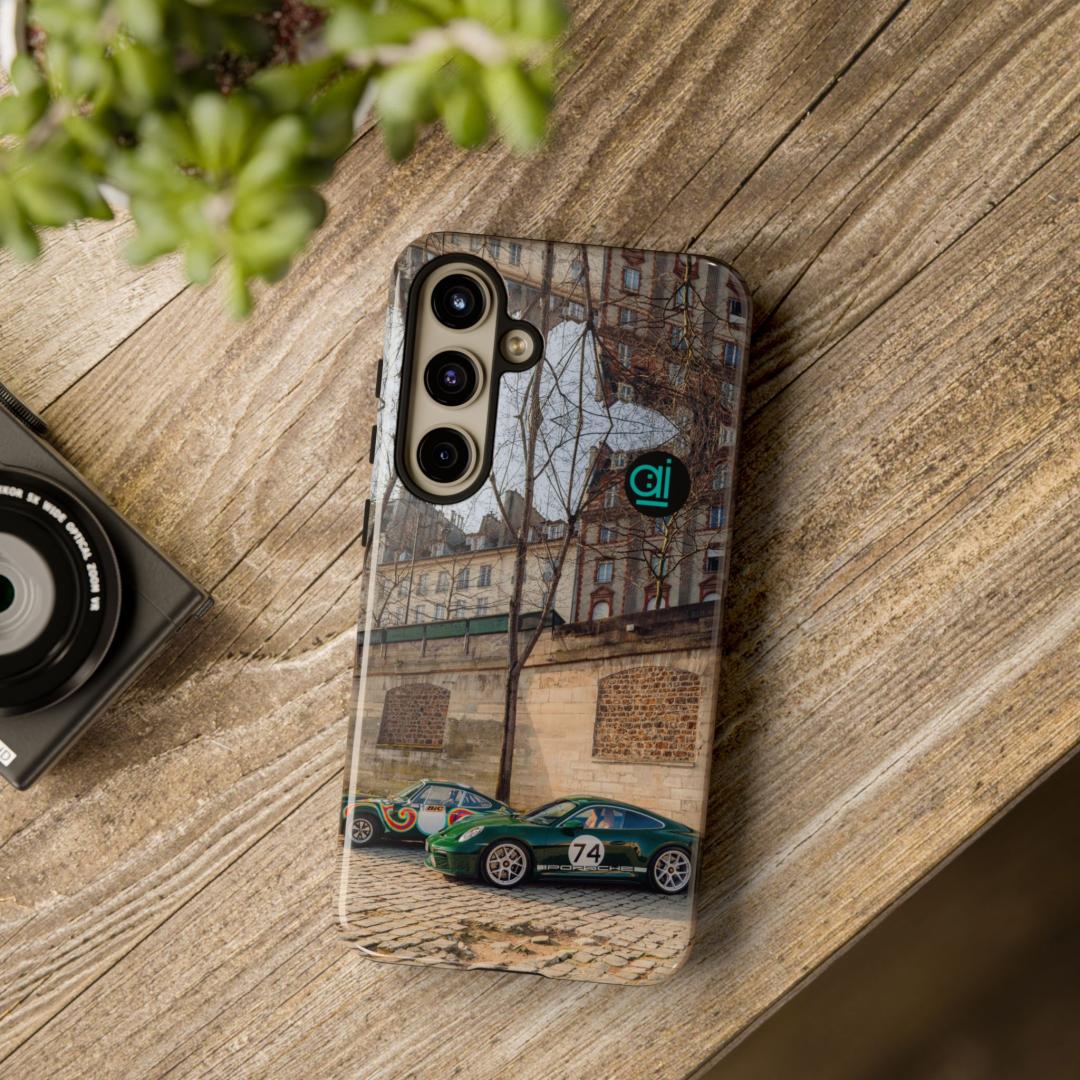 AI Brand - Stylish Tough Phone Case - Glossy & Matte - porsche vintage