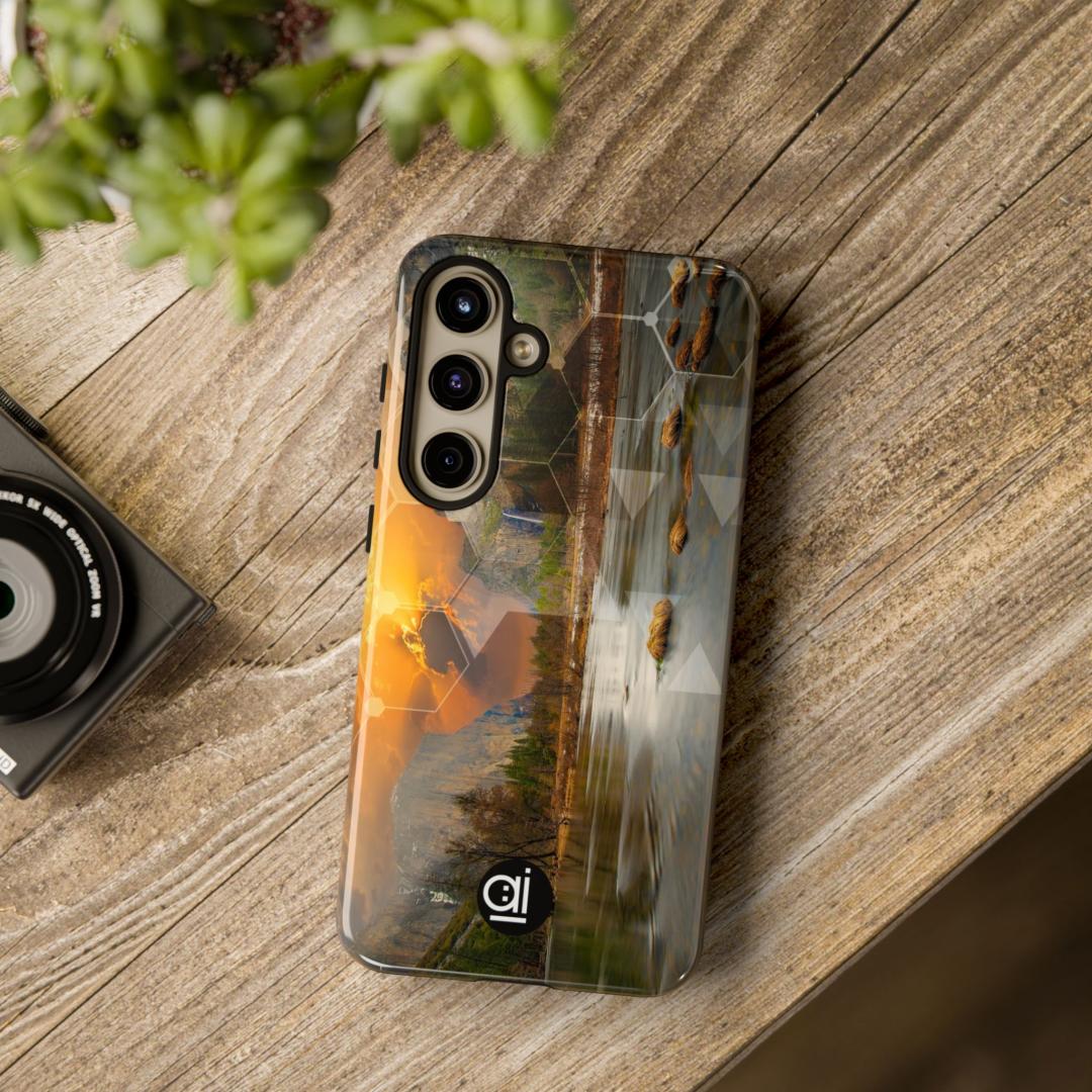 AI Brand - Stylish Tough Phone Case - Glossy & Matte - Eel River CA