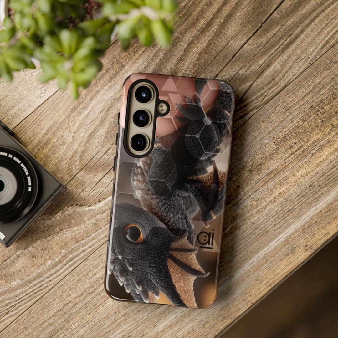 AI Brand - Stylish Tough Phone Case - Glossy & Matte - train a dragon