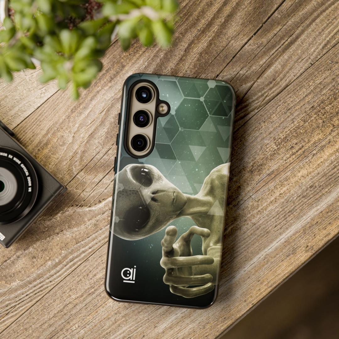 AI Brand - Stylish Tough Phone Case - Glossy & Matte - the finger