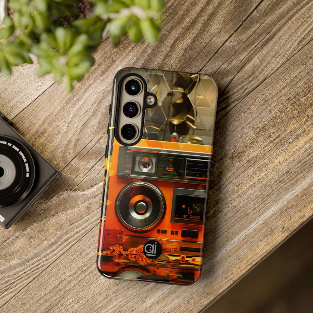 AI Brand - Stylish Tough Phone Case - Glossy & Matte - booming box