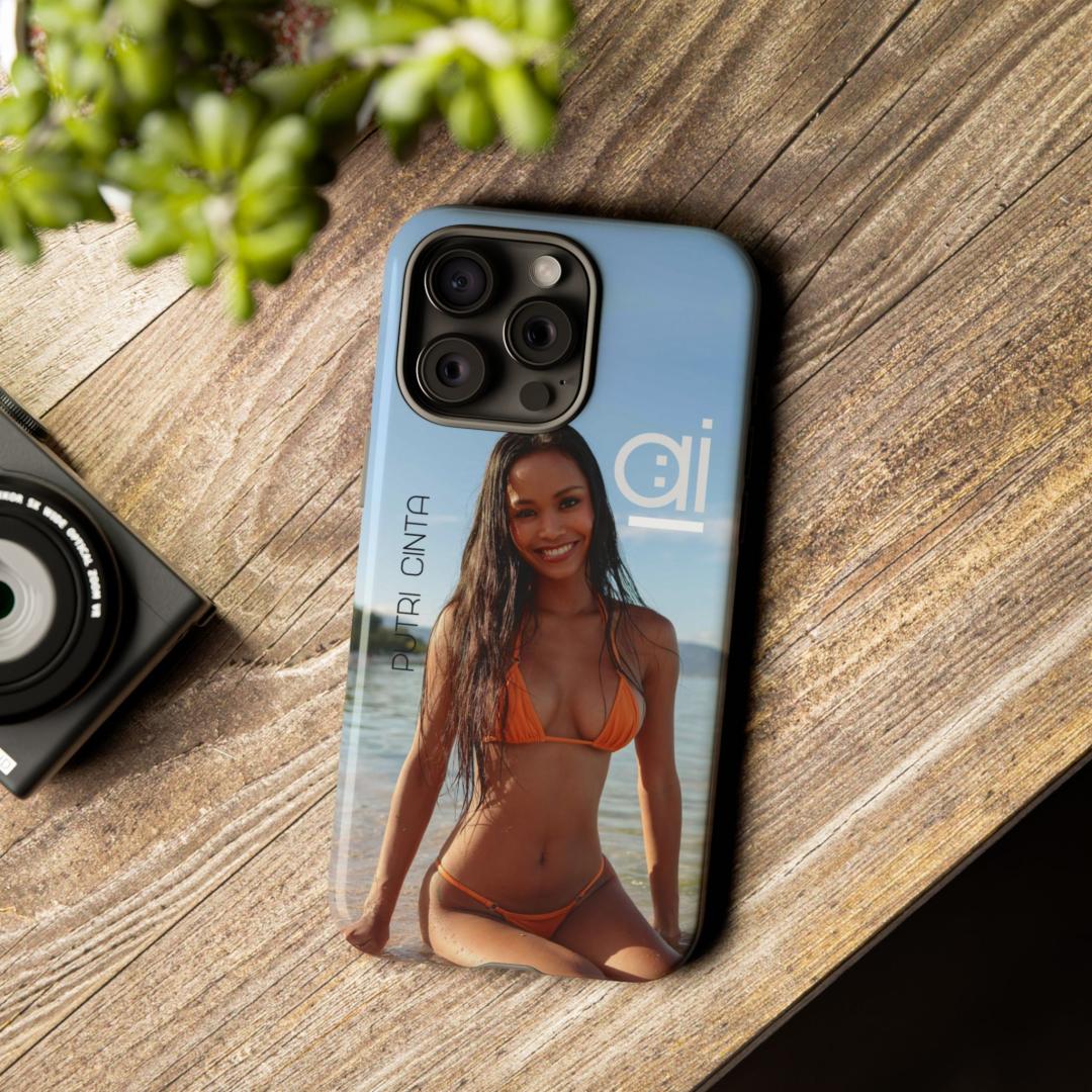 AI Brand - Stylish Tough Phone Case - Glossy & Matte - Putri Cinta
