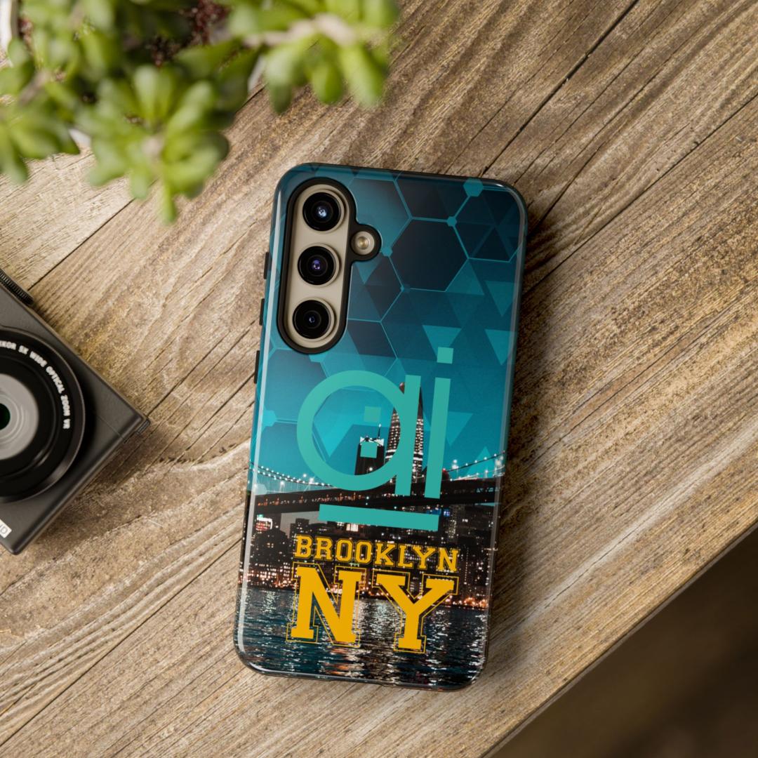 Ai Brand - Stylish Tough Phone Case - Glossy & Matte - Brooklyn In The Night