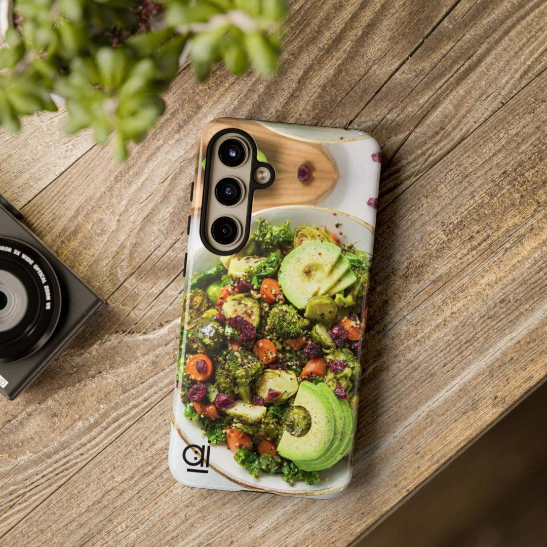 AI Brand - Stylish Tough Phone Case - Glossy & Matte - avocado bowl