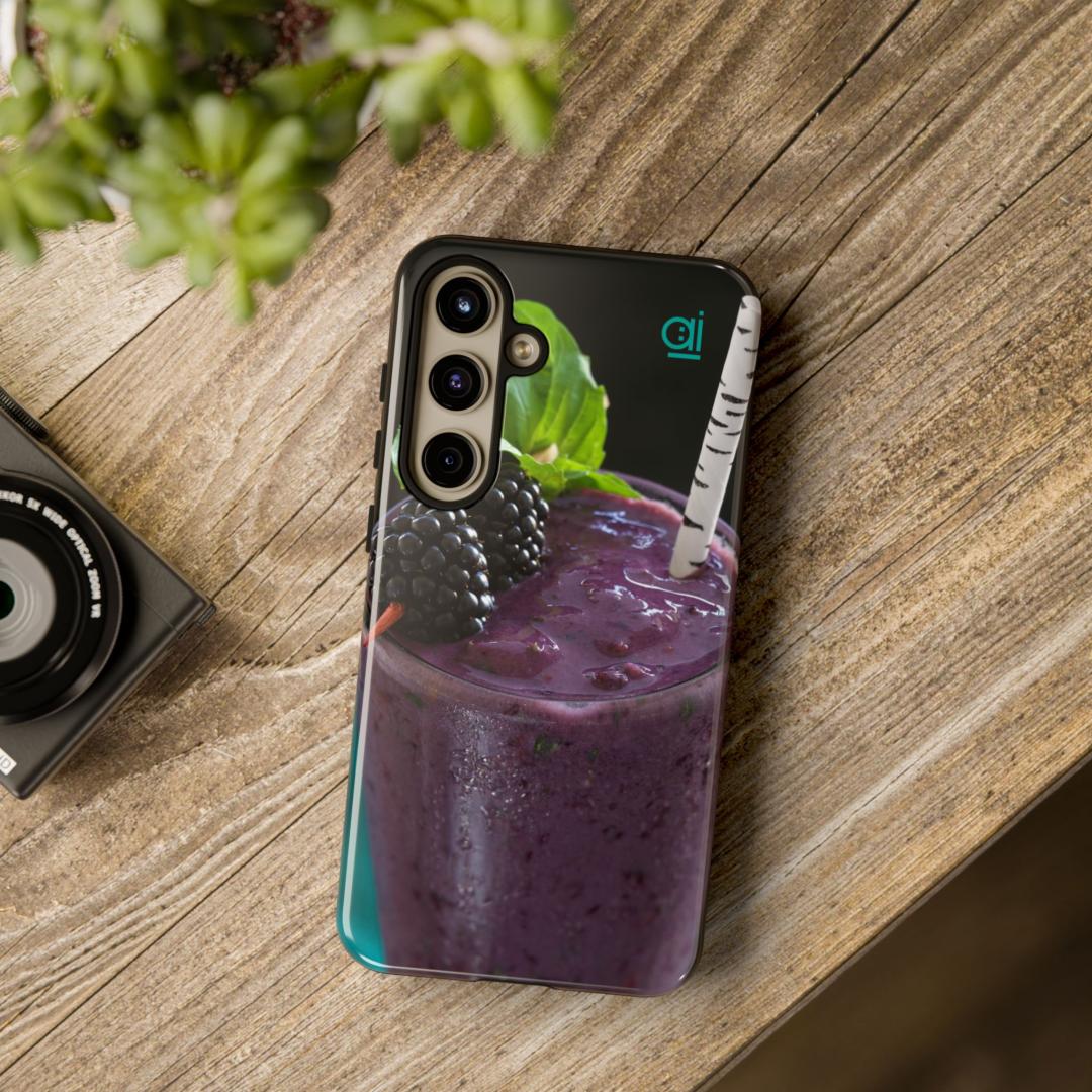 AI Brand - Stylish Tough Phone Case - Glossy & Matte - Atomic Impact - The smooth flow