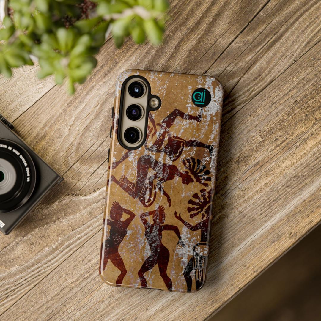 Ai Brand - Stylish Tough Phone Case - Glossy & Matte - Spirit Dancers