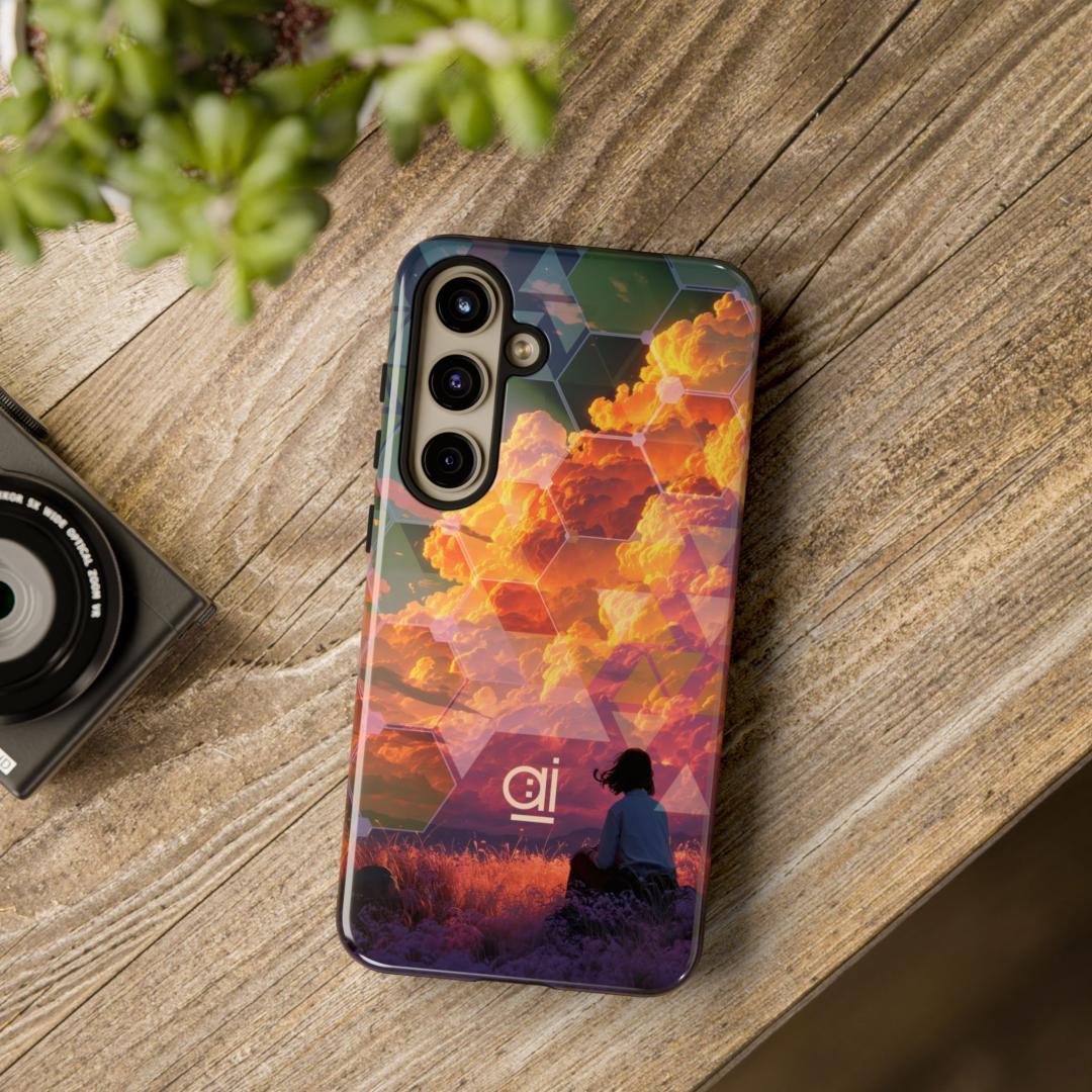 AI Brand - Stylish Tough Phone Case - Glossy & Matte - looking ahead