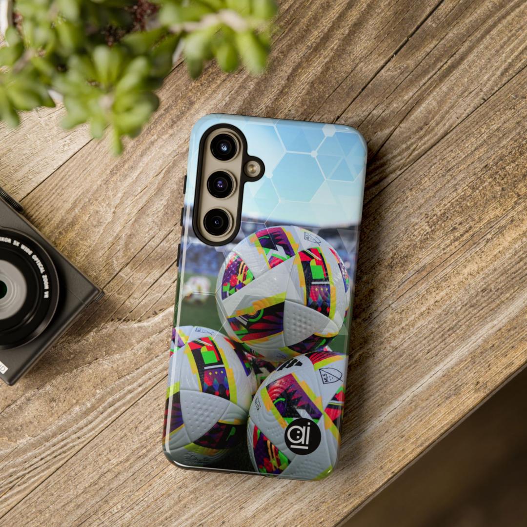 AI Brand - Stylish Tough Phone Case - Glossy & Matte - soccer balls
