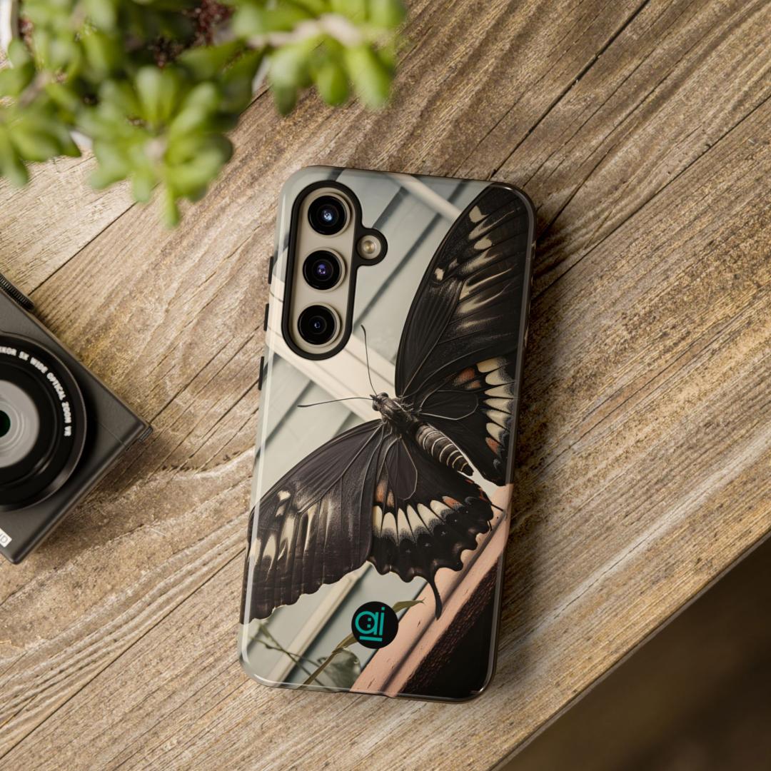 AI Brand - Stylish Tough Phone Case - Glossy & Matte - the black matriarch