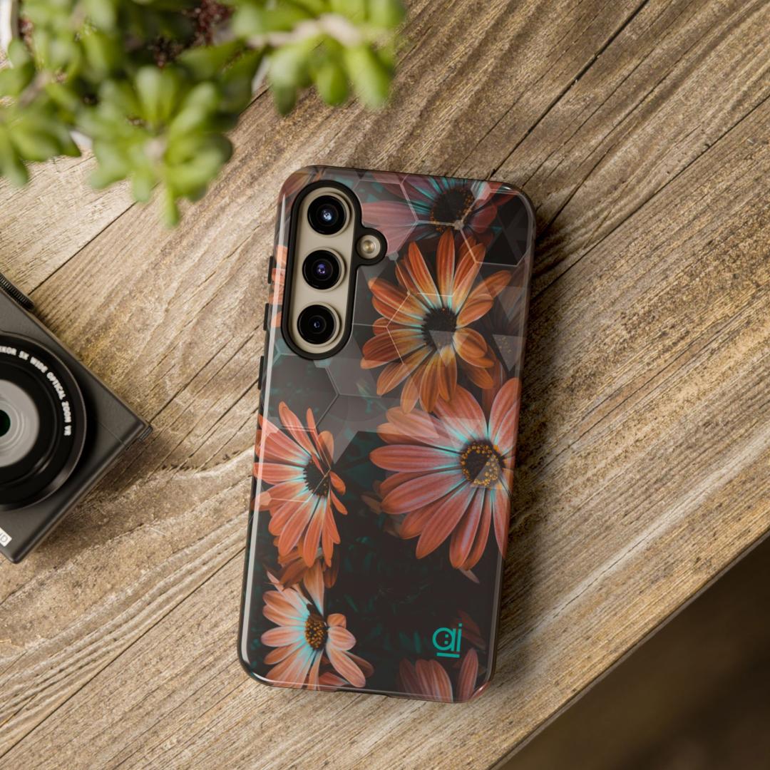 AI Brand - Stylish Tough Phone Case - Glossy & Matte - Atomic Impact - chrysanti