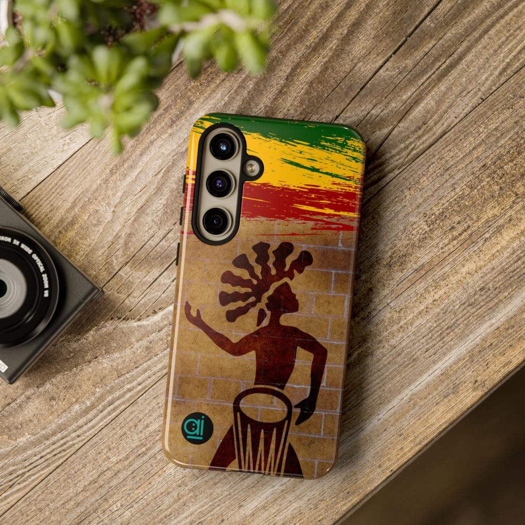 Ai Brand - Stylish Tough Phone Case - Glossy & Matte - Congo Man