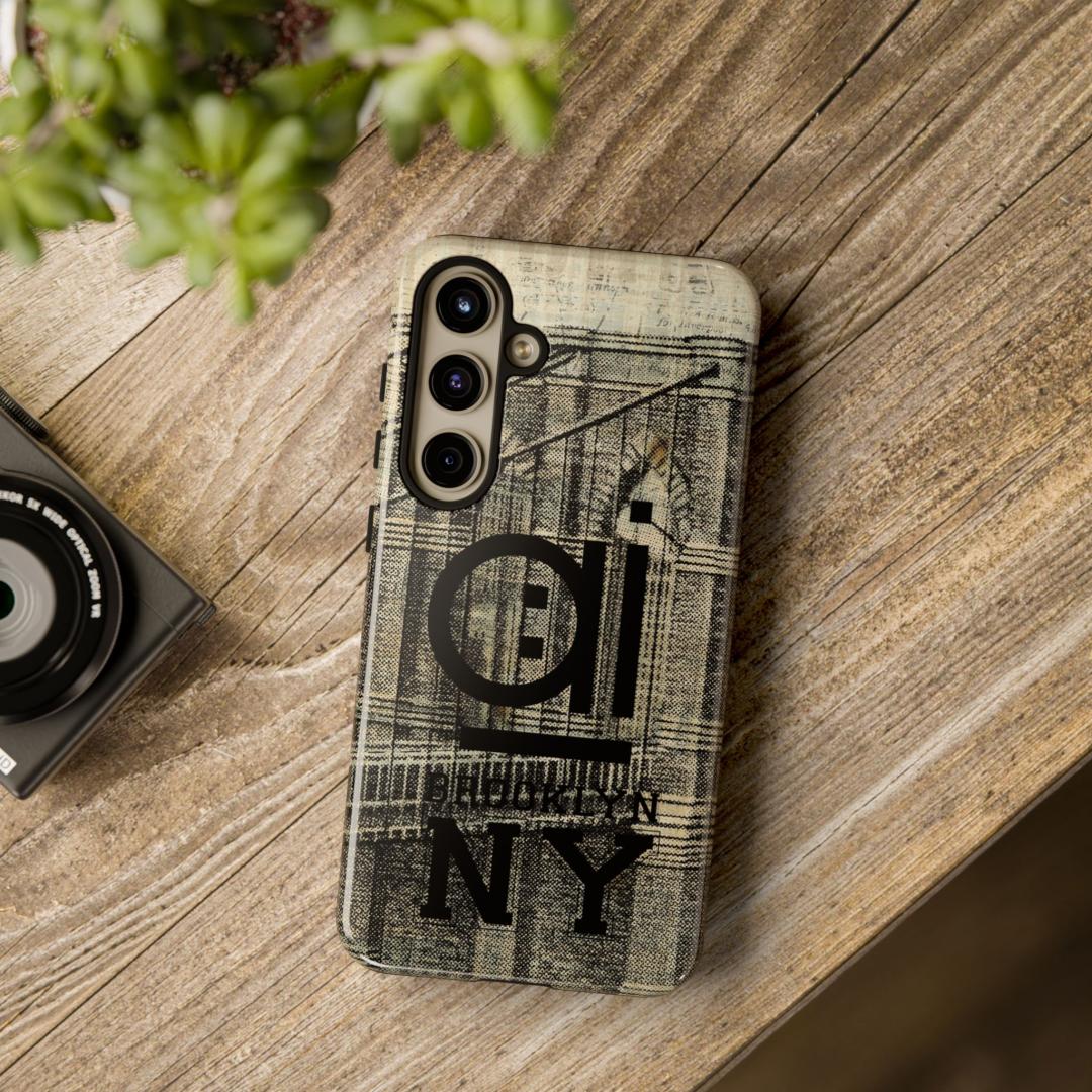 Ai Brand - Stylish Tough Phone Case - Glossy & Matte - Brooklyn Vintage