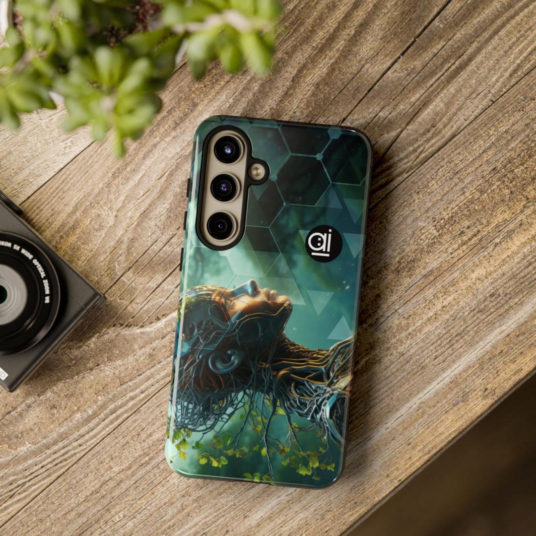 AI Brand - Stylish Tough Phone Case - Glossy & Matte - connected to roots