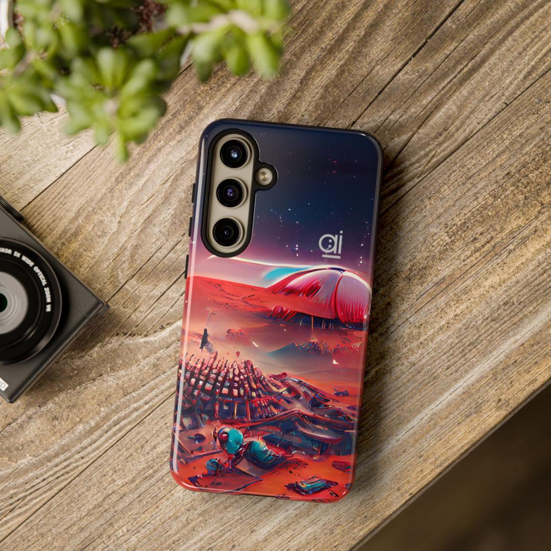 AI Brand - Stylish Tough Phone Case - Glossy & Matte - A Martian View