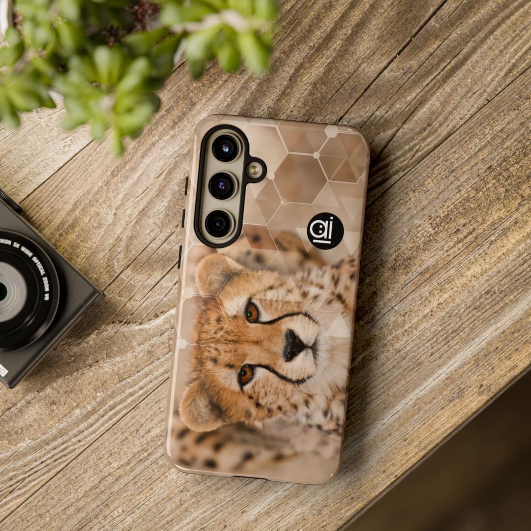 AI Brand - Stylish Tough Phone Case - Glossy & Matte - cat study