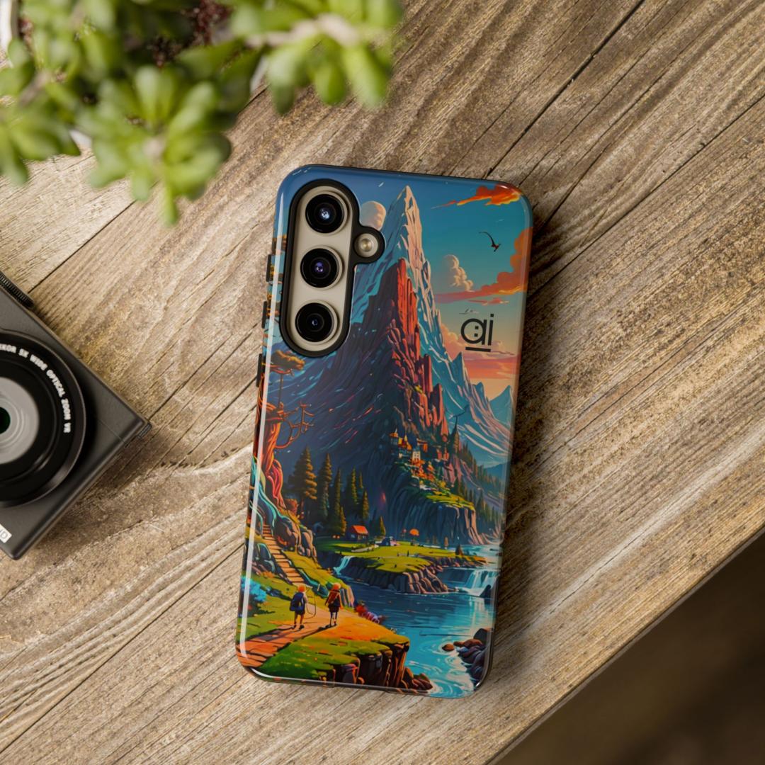 AI Brand - Stylish Tough Phone Case - Glossy & Matte - Terraformed