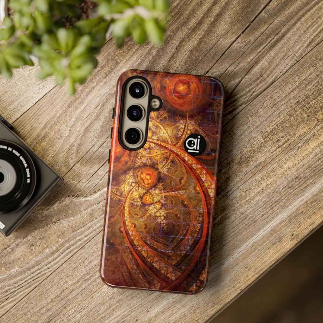 AI Brand - Stylish Tough Phone Case - Glossy & Matte - fractal effect