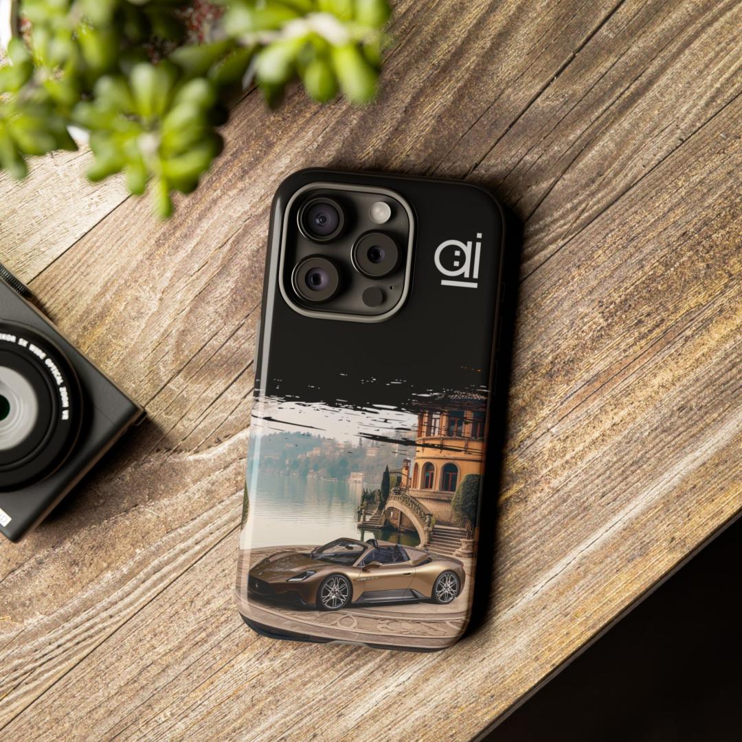 AI Brand - Stylish Tough Phone Case - Glossy & Matte - Ferrari