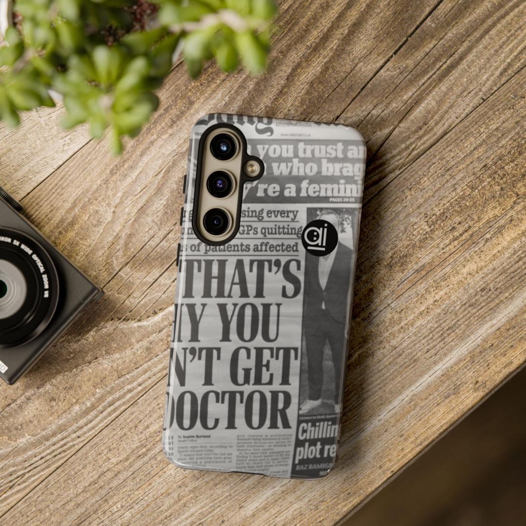 AI Brand - Stylish Tough Phone Case - Glossy & Matte - old news